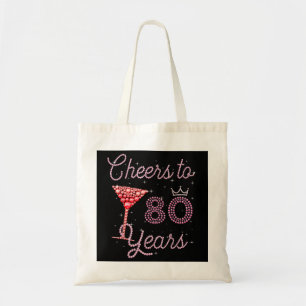 Bolso De Tela Saludos a los 80 años Jueves 80 cumpleaños Jueves