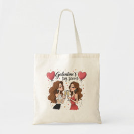 Bolso De Tela Saludos al Día de Galentine