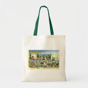 Bolso De Tela Saludos de New Hampshire