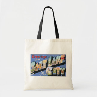 Bolso De Tela Saludos de Salt Lake City, vintage