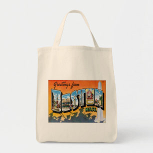 Bolso De Tela Saludos desde Boston Massachusetts