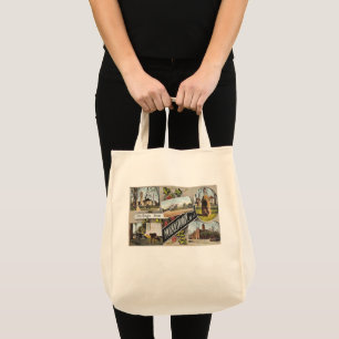 Bolso De Tela Saludos desde Morristown NJ Vintage Style