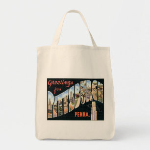 Bolso De Tela Saludos desde Pittsburgh, Pennsylvania