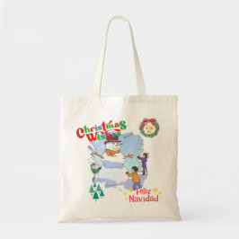 Bolso De Tela Saludos festivos