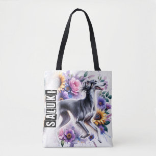 Bolso De Tela Saluki