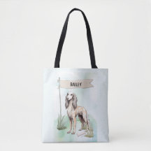 Saluki Acuarela Perro Personalizado