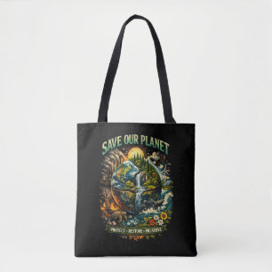 Bolso De Tela Salva Nuestro Planeta