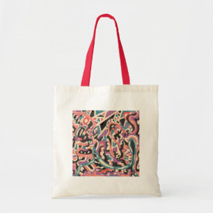 Bolso De Tela Salvaje, abstracto original