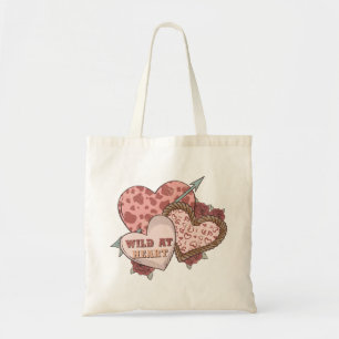 Bolso De Tela Salvaje en el corazón
