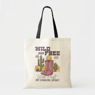 Bolso De Tela Salvaje y Libre – Botas Vaqueras del Espíritu Cowg