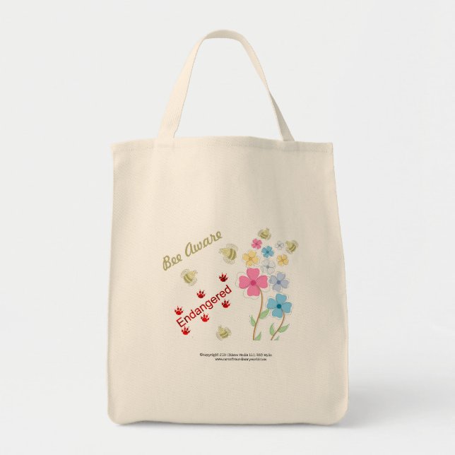 Bolso De Tela Salvar a las abejas (Frente)