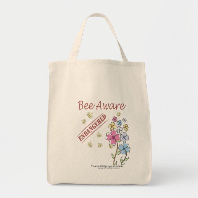 Bolso De Tela Salvar a las abejas (Frente)