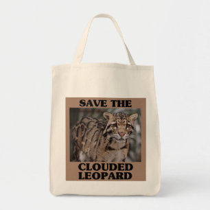 Bolso De Tela Salvar al leopardo nublado