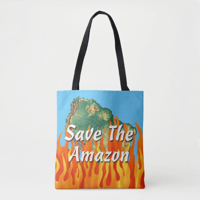 Bolso De Tela Salvar la Amazonía (Anverso)