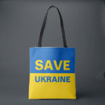 Bolso De Tela Salvar la bandera ucraniana<br><div class="desc">Salvar la bandera ucraniana</div>