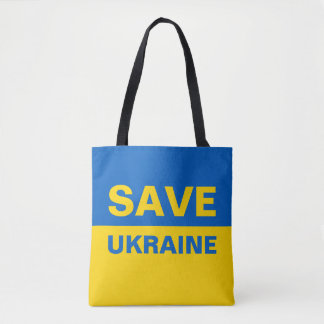 Bolso De Tela Salvar la bandera ucraniana