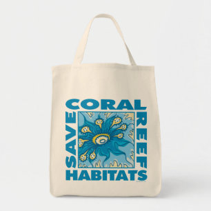 Bolso De Tela Salvar los arrecifes de coral