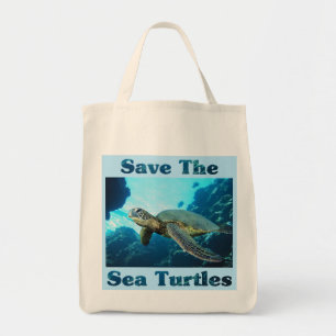 Bolso De Tela Salvemos a las tortugas marinas