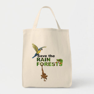 Bolso De Tela Salvemos los bosques tropicales