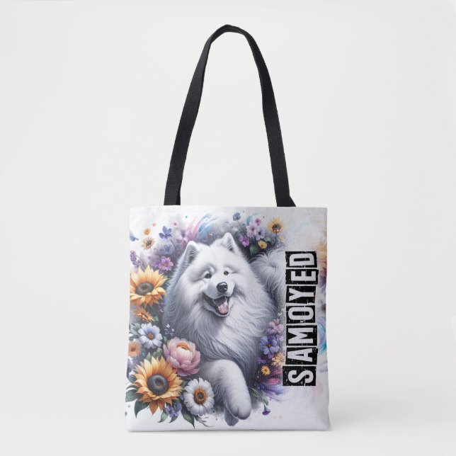 Bolso De Tela Samoyed (Anverso)