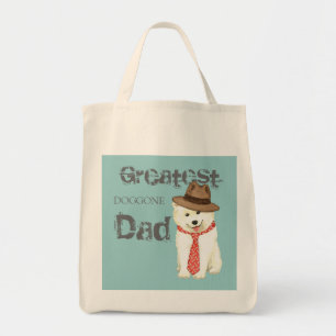 Bolso De Tela Samoyed Dad