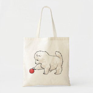 Bolso De Tela Samoyed Puppy