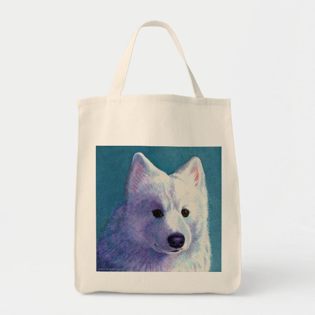 Bolso De Tela Samoyed Tote Bag - "Buda" (Frente)