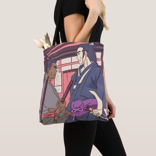 Bolso De Tela samurai (Detalle)
