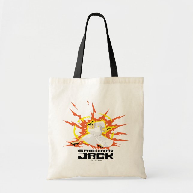 Bolso De Tela Samurai Jack Energy Graphic (Frente)