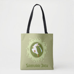 Bolso De Tela Samurai Jack Leaping Graphic