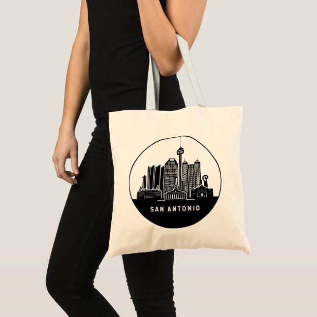 Bolso De Tela San Antonio Texas (Anverso (producto))