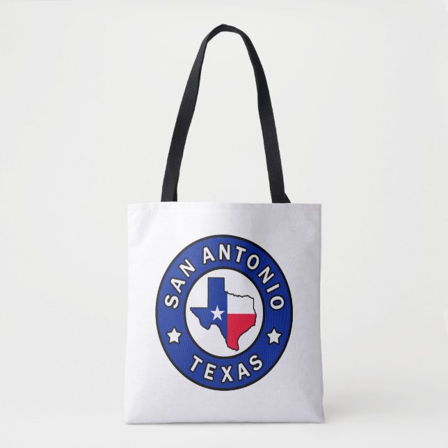 Bolso De Tela San Antonio Texas (Anverso)