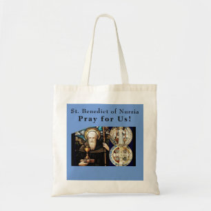 Bolso De Tela San Benedicto de Nursia