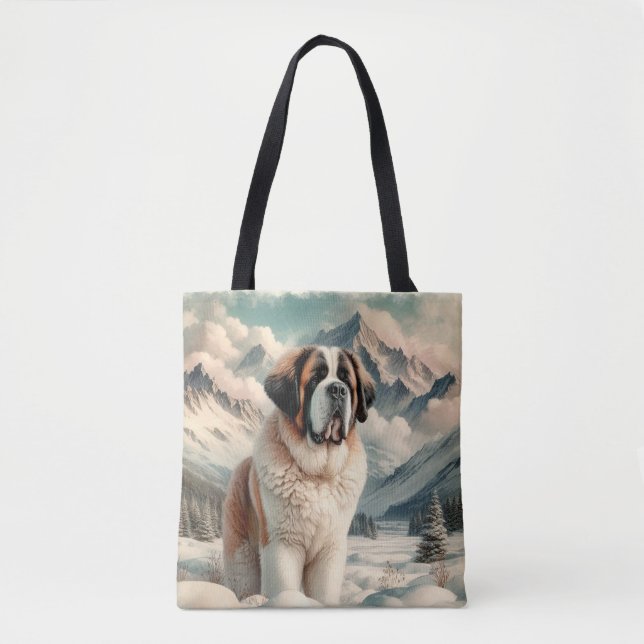 Bolso De Tela San Bernardo (Anverso)
