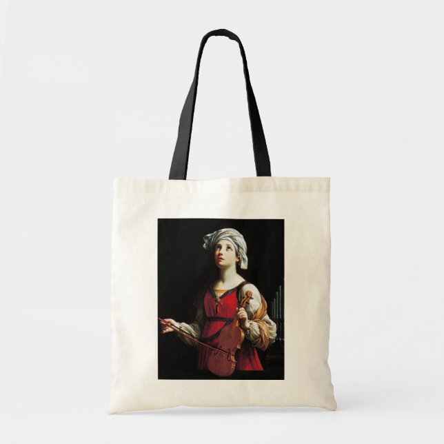 Bolso De Tela San Cecilia (Santa Cecilia), Guido Reni (Frente)