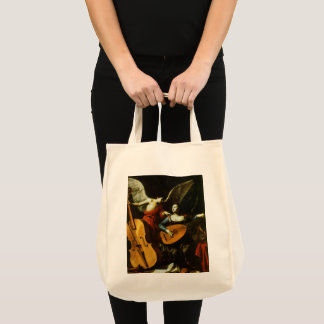Bolso De Tela San Cecilia y el ángel de Carlo Saraceni