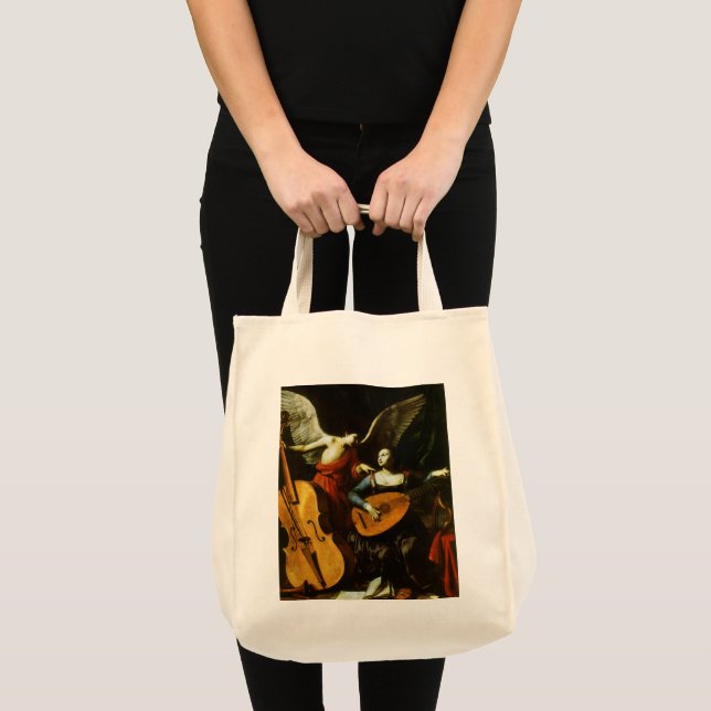 Bolso De Tela San Cecilia y el ángel de Carlo Saraceni (Anverso (producto))