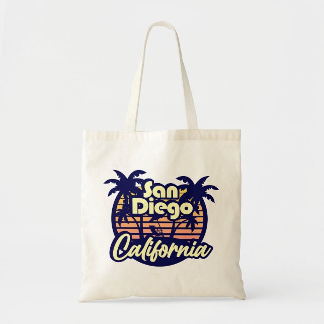 Bolso De Tela San Diego California (Frente)