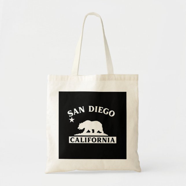 Bolso De Tela San Diego California (Frente)