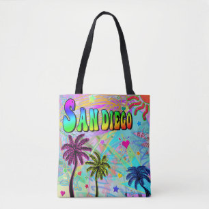 Bolso De Tela San Diego Vivid Romance Tote Bag