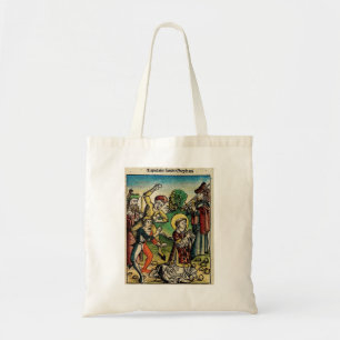 Bolso De Tela San Esteban el Protomártir Iconografía de Arte Fin