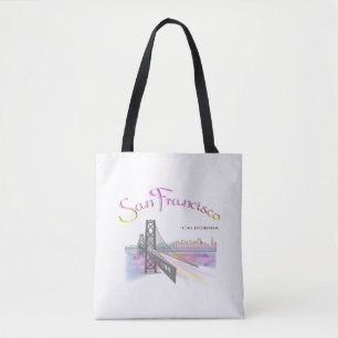 Bolso De Tela San Francisco, CA, Arcoiris, Guay