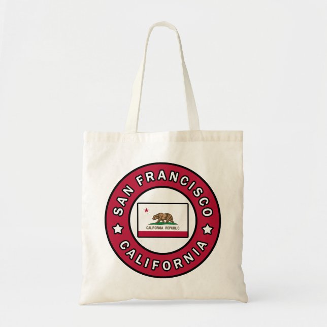 Bolso De Tela San Francisco California (Frente)