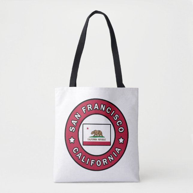 Bolso De Tela San Francisco California (Anverso)