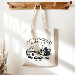 Bolso De Tela San Francisco City Golden Gate Landscape