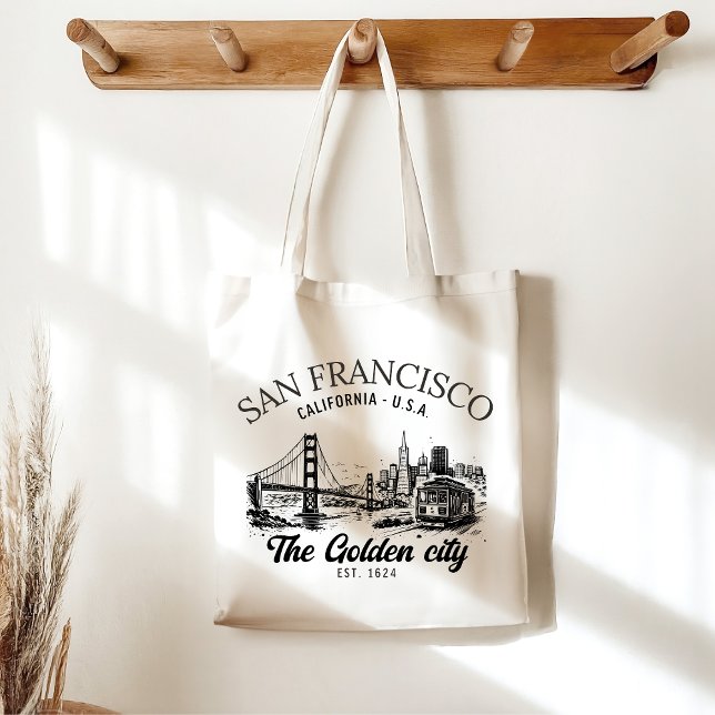 Bolso De Tela San Francisco City Golden Gate Landscape (Subido por el creador)