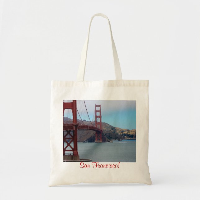Bolso De Tela San Francisco, puente Golden Gate (Frente)