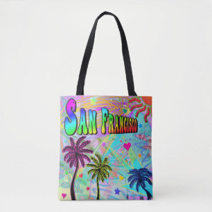 Bolso De Tela San Francisco Vivid Romance Tote Bag