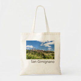 Bolso De Tela San Gimignano Toscana Italia Panorama Souvenir