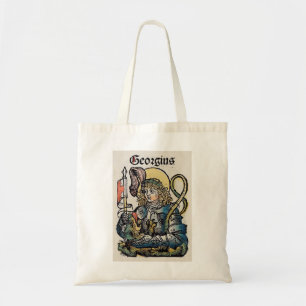 Bolso De Tela San Jorge de la Crónica de Núremberg